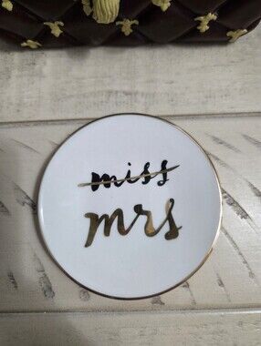 Kate Spade New York Miss To Mrs Ring Dish, Bridal Party, NWOT